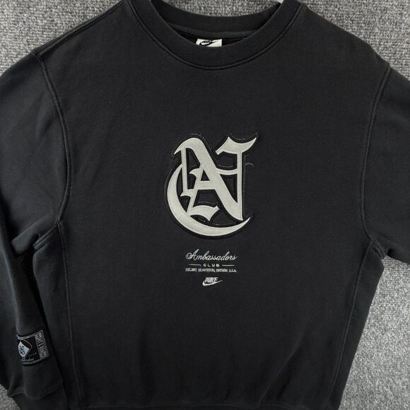 Nike Other - Nike Ambassadors Club Fleece Sweatshirt Sportswear Black Pullover Small Adult